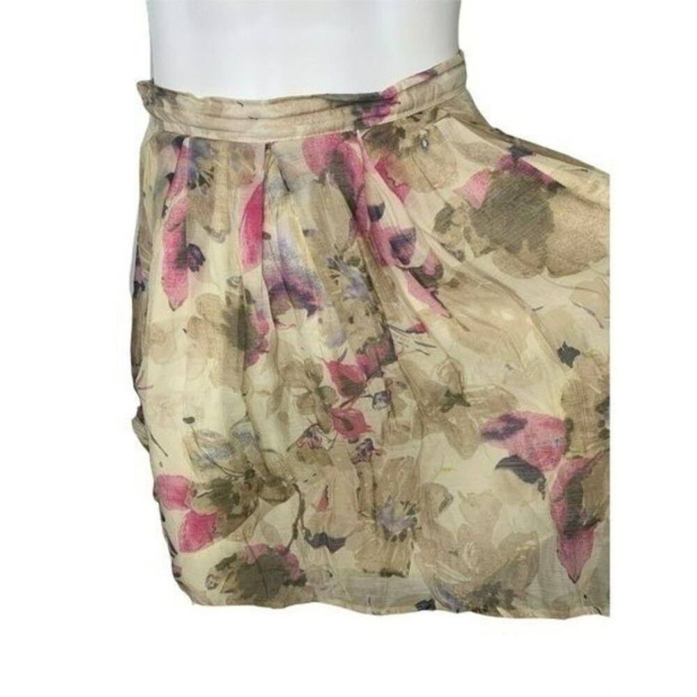 Alice Moon by Moon Collection Medium watercolor floral skirt - Picture 2 of 6